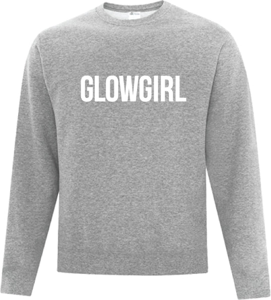 Glow Girl Crewneck- Grey